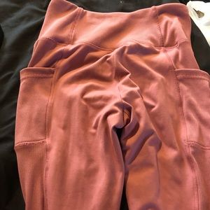 pink leggings